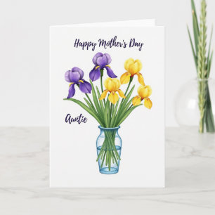 Cartão do Dia das Mães da Tia Floral