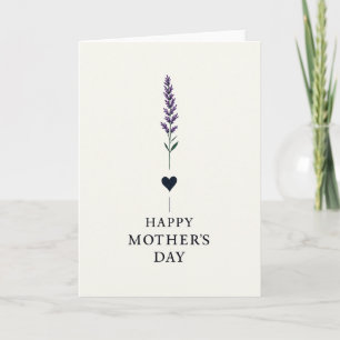 Cartão do Dia das Mães de Amor Simples