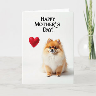 Cartão do Dia das Mães do Cachorrinho Ginger Listr