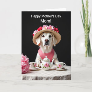 Cartão do Dia das Mães do Chá da Cachorrada