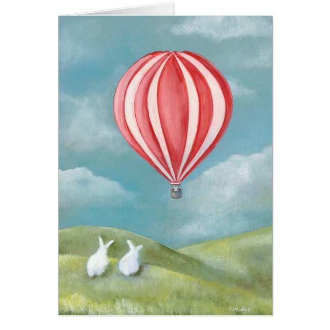 Cartão do dia das mães do coelho (Frente)