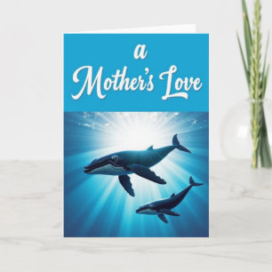 Cartão do Dia das Mães do Oceano
