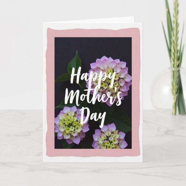 Cartão do Dia das Mães em Renda Floral (Frente)