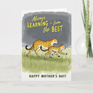 Cartão do Dia das Mães Felinos Malhados
