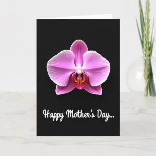 Cartão do Dia das Mães Flor de Fuchsia