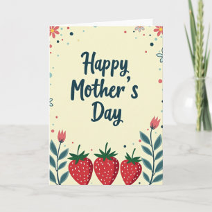 Cartão do Dia das Mães Floral Doce