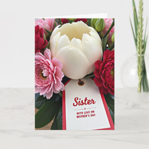 Cartão do Dia das Mães Floral Sisters