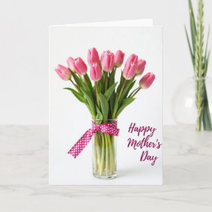 Cartão do Dia das Mães Flores Radiantes