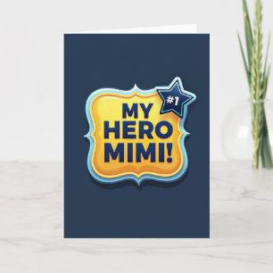 Cartão do Dia das Mães Hero Mimi Emblem