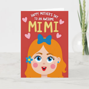 Cartão do Dia das Mães Incrível Mimi
