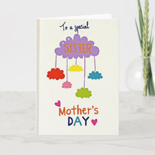 Cartão do Dia das Mães Irmãs Especiais