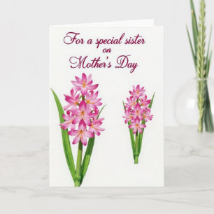 Cartão do Dia das Mães Magenta Sister