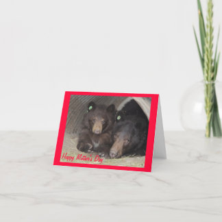 Cartão do dia das mães - mamã & filhote