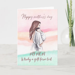 Cartão do Dia das Mães para a Mamãe