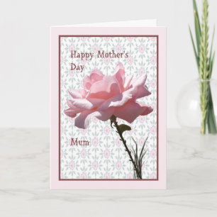Cartão do Dia das Mães para a Mamãe Rosa