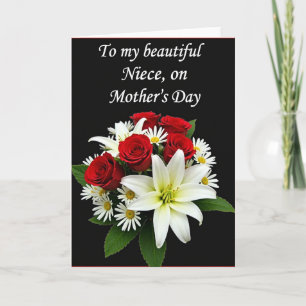 Cartão do Dia das Mães para a Sobrinha Rose