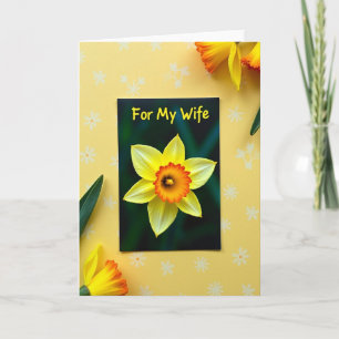 Cartão do Dia das Mães para Esposa Brilhante