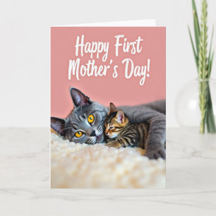 Cartão do Dia das Mães para Gatas Apaixonadas