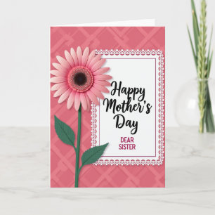 Cartão do Dia das Mães para Irmã Florir