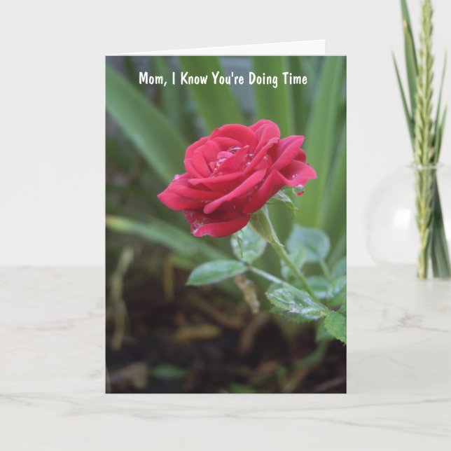 Cartão do Dia das Mães para Presidiário Cristão (Frente)