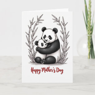 Cartão do Dia das Mães Peludos Amorosos