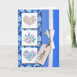 Cartão do Dia das Mães presente de amor