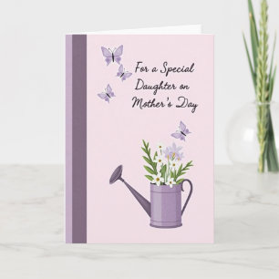 Cartão do Dia das Mães Regador de Lavanda