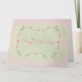CARTÃO DO DIA DAS MÃES (ROSA)