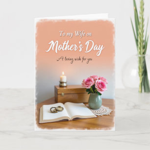 Cartão do Dia das Mães Rose Wife