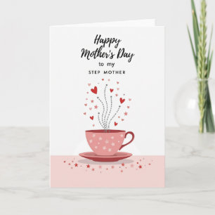 Cartão do Dia das Mães Ruby Teacup