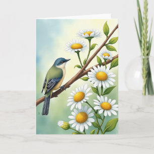 Cartão do Dia das Mães Songbird Floral