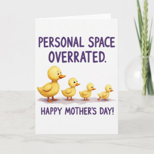Cartão do Dia das Mães Sweet Yellow Birds