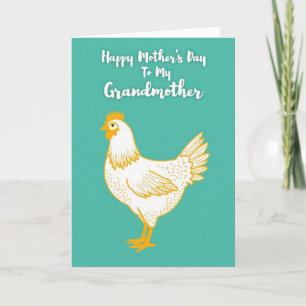 Cartão do Dia das Mães Teal Bird Sweet