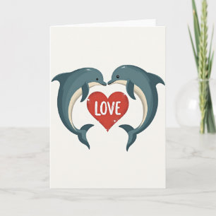 Cartão do Dia das Mães Teal Marine Love