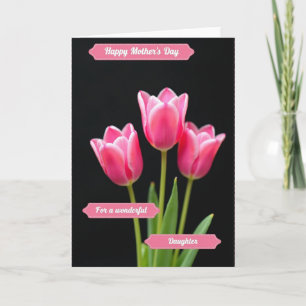 Cartão do Dia das Mães Tulipa Radiante