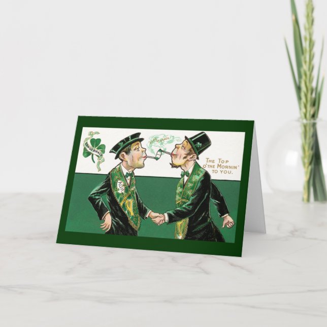 Cartão do dia de St Patrick (Frente)