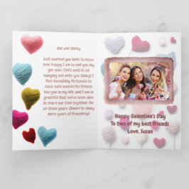 Cartão do Dia de Wooly Galentine