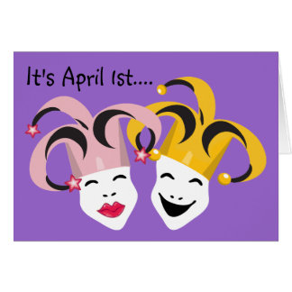 Cartão do dia do enganado