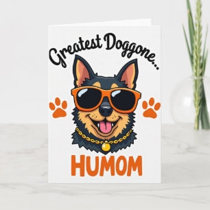 Cartão do Dia do Humor do Cão Legal