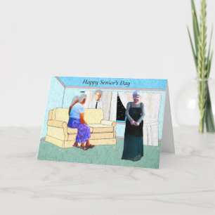 Cartão do dia do mais velho para agosto 21