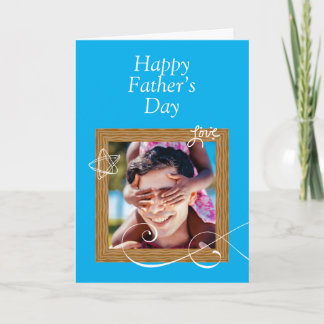 Cartão do Dia do Pai Personalizado com Foto - Pers