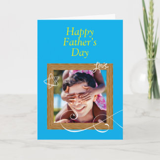 Cartão do Dia do Pai Personalizado com Foto - Pers