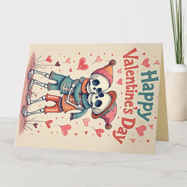 Cartão do Dia dos Namorados Abraço Eterno (Frente)