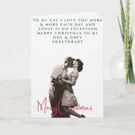 Cartão do dia dos namorados antigo dos anos 1940