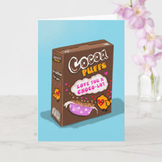 Cartão do dia dos namorados com piada do Cocoa Puf
