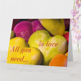 Cartão do Dia dos Namorados Corações