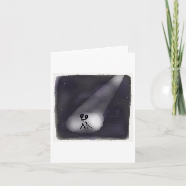 Cartão do Dia dos Namorados - dança romântica (Frente)