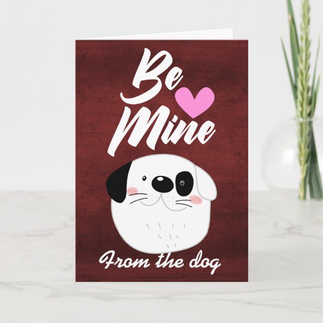 Cartão do Dia dos Namorados... do cachorro (Frente)