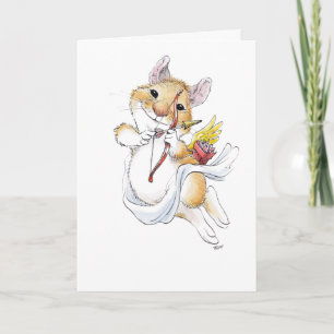 Cartão do Dia dos Namorados do Rato Cupido