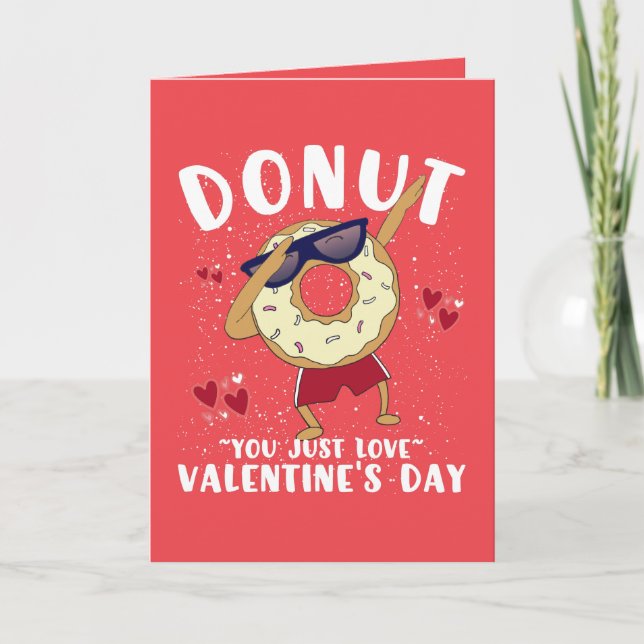 Cartão do dia dos namorados Donut (Frente)
